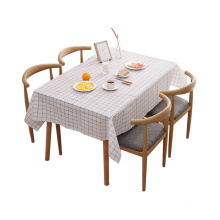 DEQI Recycle PVC Table Cloth Rectangle Table Cloth Waterproof Tablecloth Cover Table Mat for Home Outdoor Part Decoration